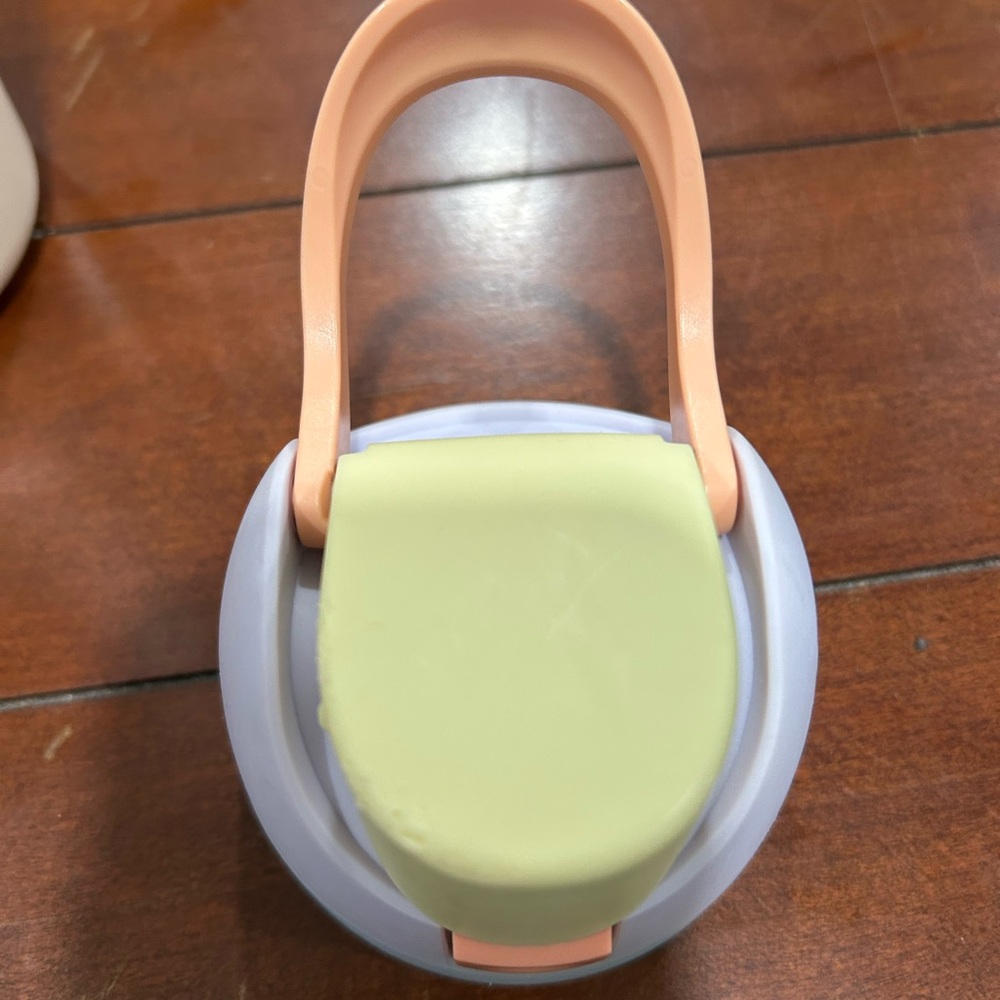 Cream Water Bottle with Pastel Accents - Picture 8 of 9